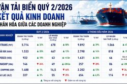 Vận tải biển quý 2/2026: Người thắng lớn, kẻ 'hụt hơi'