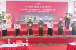 Đồng Tháp: Khởi công xây dựng 5 trụ sở Công an xã, phường biên giới
