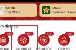 Hướng dẫn người dân tích hợp tài khoản thanh toán, chọn tài khoản nhận an sinh xã hội trên VNeID
