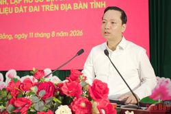 Chủ tịch UBND tỉnh Lê Hải Hòa: Đẩy nhanh hoàn thiện cơ sở dữ liệu đất đai, đảm bảo 'đúng - đủ - sạch - sống'