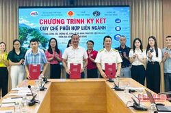 Ký kết Quy chế phối hợp liên ngành trong công tác thống kê, chia sẻ và khai thác dữ liệu du lịch trên địa bàn tỉnh
