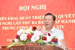 Qu&aacute;n triệt nội dung Hội nghị Trung ương 3 tại Vĩnh Thanh