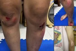 Nhóm 8 thanh niên đi 4 xe máy chặn đánh hai cô gái ở Hà Nội, công an vào cuộc