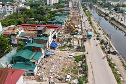 Hình hài tuyến đường hơn 3.350 tỷ đồng ở Hà Nội sau giải phóng mặt bằng
