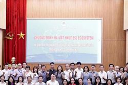 Trường Đại học Sư phạm H&agrave; Nội: Ra mắt Hệ sinh th&aacute;i trường học sử dụng tiếng Anh như ng&ocirc;n ngữ thứ hai