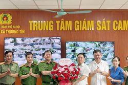 C&ocirc;ng an Thường T&iacute;n ra mắt Trung t&acirc;m gi&aacute;m s&aacute;t camera bảo đảm an ninh trật tự