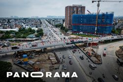 Toàn cảnh công trường xây dựng hầm chui 6 làn xe