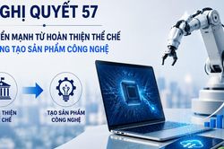Triển khai Nghị quyết 57: Chuyển mạnh từ hoàn thiện thể chế sang tạo sản phẩm công nghệ
