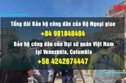 [Video] Toàn bộ công dân Việt Nam ở Colombia đều an toàn sau động đất