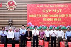 Nghệ An gặp mặt người có uy tín tiêu biểu trong đồng bào dân tộc thiểu số trên địa bàn