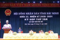 Kỳ họp thứ 8, Hội đồng nhân dân tỉnh Bắc Ninh khóa XX, thông qua 12 nghị quyết