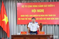 Vùng Cảnh sát biển 4 quyết tâm đạt thành tích cao tại Hội thao thể thao Cảnh sát biển Việt Nam