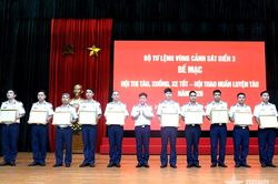 Bộ tư lệnh Vùng Cảnh sát biển 3 bế mạc Hội thi tàu, xuồng, xe tốt và Hội thao huấn luyện tàu