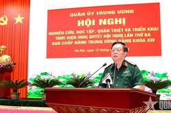 Đại tướng Nguyễn Trọng Nghĩa: Đổi mới tư duy, đưa Nghị quyết Trung ương 3, khóa XIV vào thực tiễn