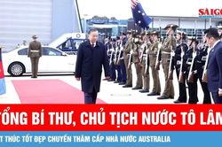 Tổng Bí thư, Chủ tịch nước Tô Lâm kết thúc tốt đẹp chuyến thăm cấp Nhà nước Australia