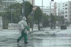 Bão Chan-hom đổ bộ vùng Đại Tokyo, hàng nghìn hộ gia đình mất điện