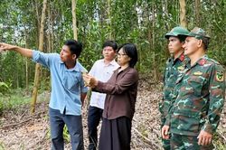 Gia Lai: Dùng flycam khảo sát đồi Xuân Sơn tìm dấu tích mộ tập thể liệt sĩ