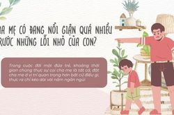 Cha mẹ có đang nổi giận quá nhiều trước những lỗi nhỏ của con?