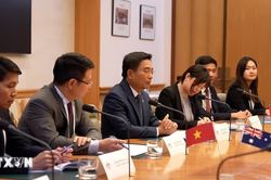 Việt Nam-Australia tăng cường hợp t&aacute;c tr&ecirc;n k&ecirc;nh nghị viện