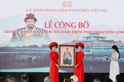 Hà Nội đặt tên và gắn biển phố tôn vinh nhân vật lịch sử Võ Phó bảng Nguyễn Long