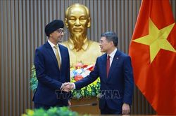 Thủ tướng Lê Minh Hưng tiếp Đại sứ Singapore Rajpal Singh