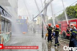 Thực tập phương án chữa cháy tại siêu thị