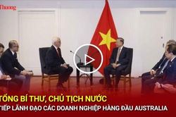 Tổng B&iacute; thư, Chủ tịch nước tiếp l&atilde;nh đạo c&aacute;c doanh nghiệp h&agrave;ng đầu Australia