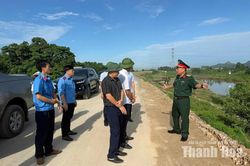 Sẵn sàng phương án đảm bảo an toàn các tuyến đê trong mùa mưa lũ