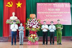 Chủ nhiệm Ủy ban Kiểm tra Tỉnh ủy Phạm Thị Thanh Thủy dự Ngày hội Toàn dân bảo vệ an ninh Tổ quốc tại xã Nga An