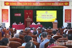 Xã Hoằng Thanh lần đầu tổ chức đối thoại giữa người đứng đầu với Nhân dân