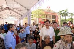 Phó Chủ tịch Thường trực UBND tỉnh Mai Xuân Liêm dự Ngày hội Toàn dân bảo vệ an ninh Tổ quốc tại xã Vĩnh Lộc