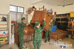 Đồn Biên phòng Yên Khương chung sức vì học sinh vùng biên