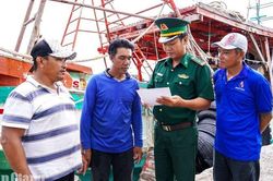 Đồn Biên phòng Tây Yên số hóa quản lý tàu cá, góp phần chống khai thác IUU