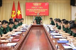 Phúc tra vũ khí, trang bị kỹ thuật cấp 5 tại Bộ đội Biên phòng An Giang