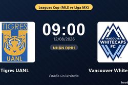 Nhận định Tigres UANL vs Vancouver Whitecaps: đội hình dự kiến