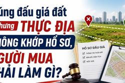 Trúng đấu giá đất nhưng thực địa không khớp hồ sơ, người mua phải làm gì?