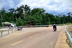 Cấp phép thi công nút giao đường vào Khu di tích lịch sử cách mạng của tỉnh tại xã Krong