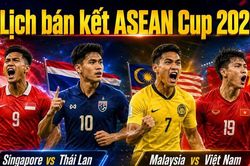 Cập nhật lịch thi đấu bán kết ASEAN Cup 2026 (AFF Cup) mới nhất