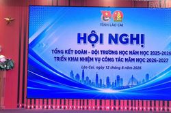 Tỉnh đoàn Lào Cai tổng kết công tác Đoàn - Đội trường học năm học 2025 - 2026