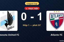 TRỰC TIẾPTrực tiếp Minnesota United FC vs Atlante FC: Hiệp 2 bắt đầu, Atlante FC dẫn 1-0