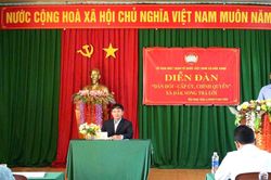 Đắk Song tổ chức diễn đàn 'Dân hỏi - Cấp ủy, chính quyền xã trả lời'