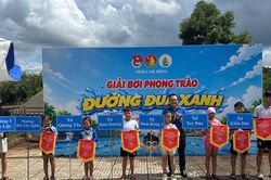 Sôi nổi Giải bơi phong trào 'Đường đua xanh' tại Tây Lâm Đồng