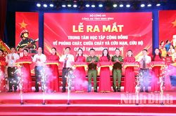 Ra mắt Trung tâm học tập cộng đồng về PCCC và CNCH cơ sở tại phường Hoa Lư