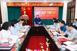 Kỳ họp thứ 7 của Ủy ban Kiểm tra Tỉnh ủy