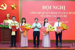 Công bố quyết định của Ban Bí thư về công tác cán bộ