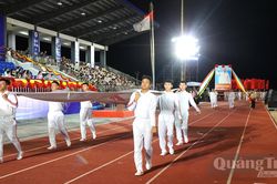 Tổng duyệt lễ khai mạc Đại hội Thể dục-Thể thao tỉnh Quảng Trị lần thứ I