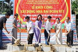 Khởi công xây dựng Nhà Đại đoàn kết cho hộ nghèo