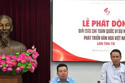 Phát động Giải Báo chí toàn quốc 'Vì sự nghiệp phát triển văn hóa Việt Nam' lần thứ IV