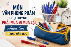 Món văn phòng phẩm phụ huynh phải mua đi mua lại nhiều lần trong năm học
