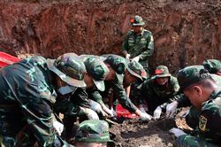 Đã quy tập được 293 bộ hài cốt liệt sĩ tại Công viên Lê Thị Riêng